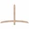 Ekena Millwork Bellingham Smooth Timber Gable Bracket, Douglas Fir, 60"W x 40"H x 3 1/2"D x 3 1/2"F, 16/12 Pitch GBW060X40X0404BEL00SDF - alternate 1